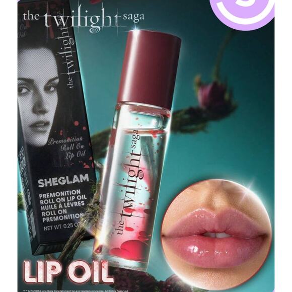 The Twilight Saga Premonition Roll on Lip Oil 7.3g SheGlam - Picture 1 of 5